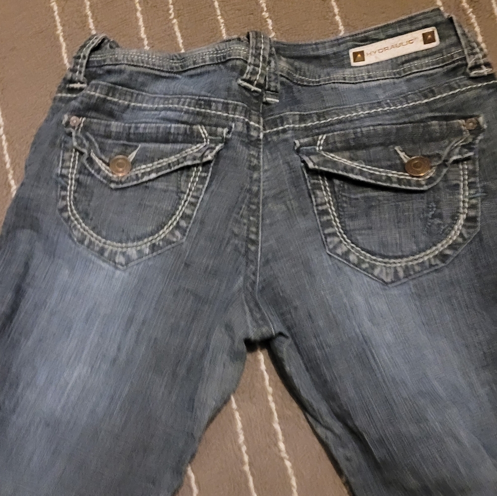 🧨Hydraulic skinny jeans EUC - Picture 2 of 7